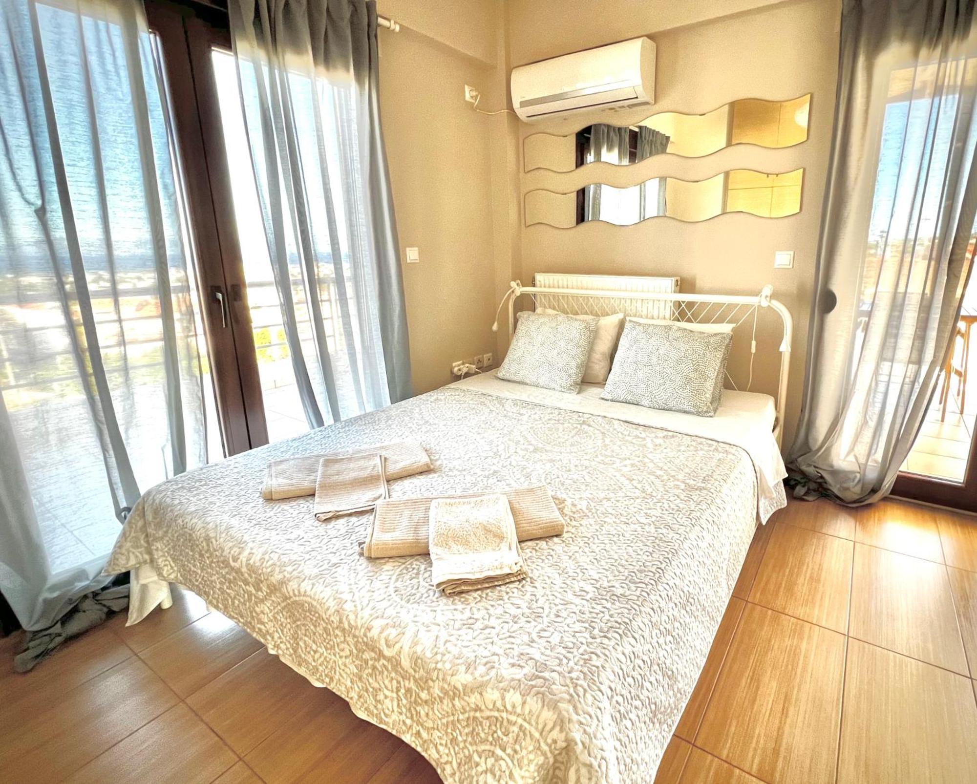 Sunrise Studio With Unhindered View To The Sea. Néa Mákri 外观 照片